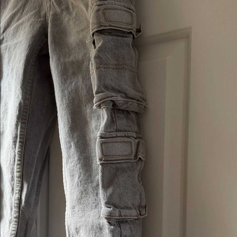 PacSun Kids Gray Cargo Jeans